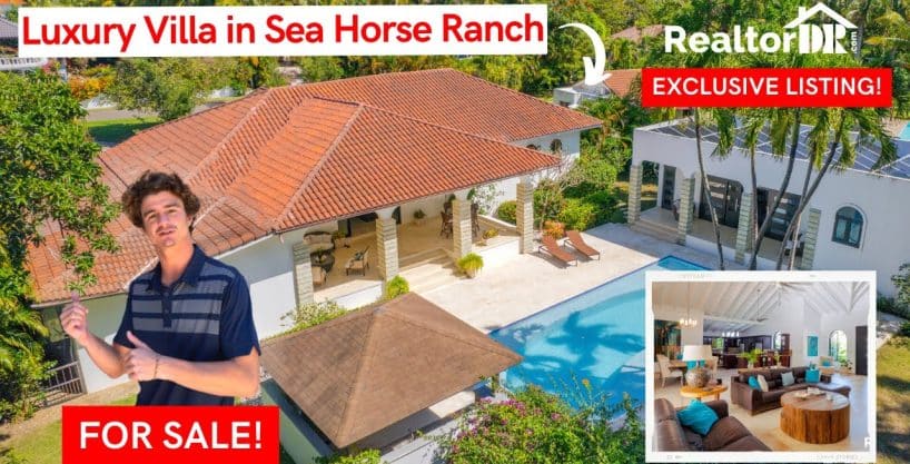 Villa in Sea Horse Ranch with a Guest House-Now Exclusive To RealtorDR