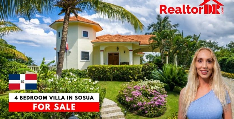 Large Family Home For Sale with AMAZING Views in Sosúa
